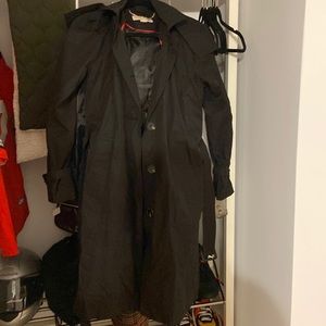 Michael Kors black trench coat